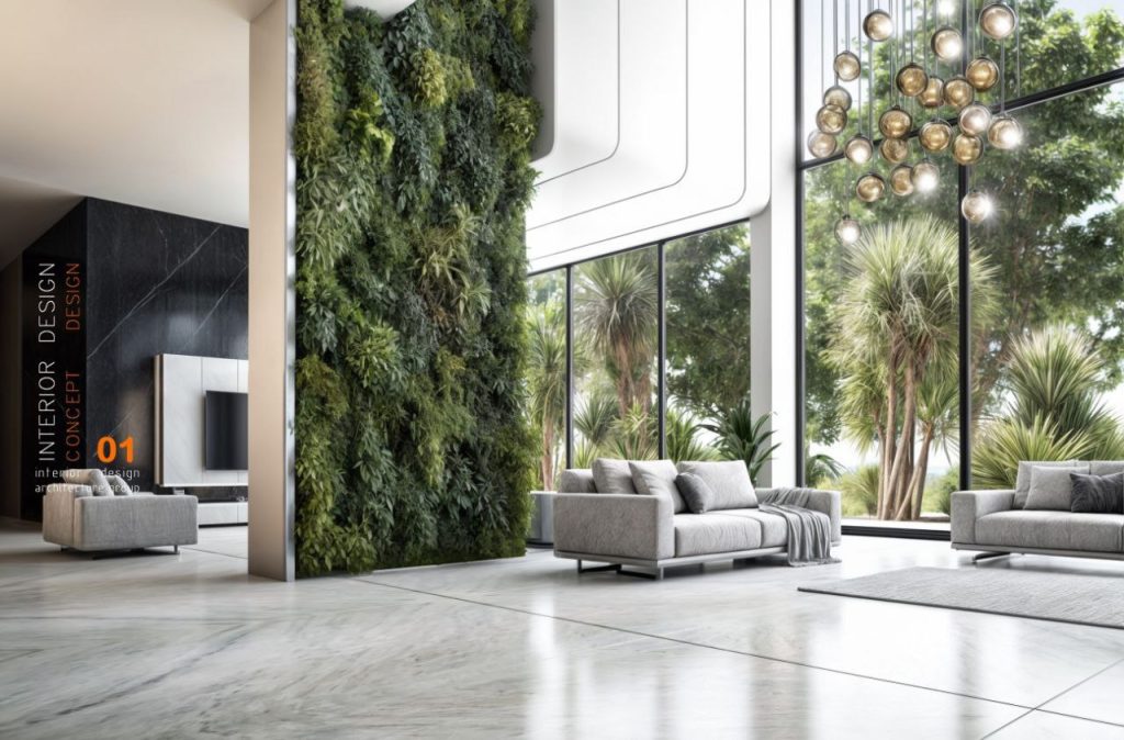 a photo of white marble design render