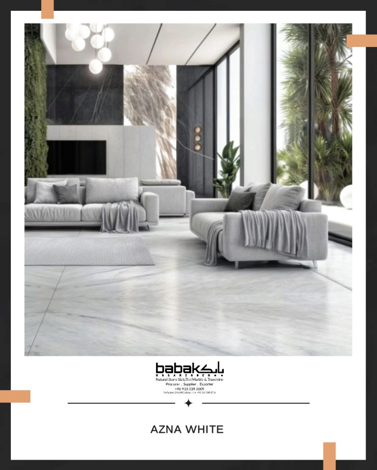 a picture of azna white marble application in project