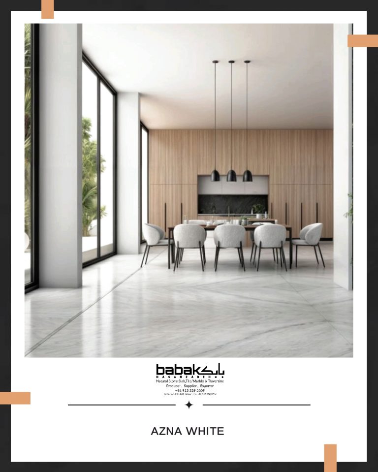 a picture of azna white marble application in project